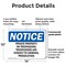Signmission Private Property No Trespassing Trespassers OSHA Notice Sign, Plastic, 14in W x 10in L, 2PK OS-2PACK-NS-P-1014-L-17855 - alternate 5